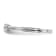 Rhodium Over 10K White Gold Lab Grown Diamond VS/SI GH, Complete
Engagement Ring 0.5ctw