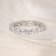 White Cubic Zirconia Platinum Over Sterling Silver Asscher Cut Ring 4.75ctw