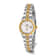 Ladies Charles Hubert Two-tone Stainless Band Silver-White Dial Watch