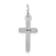 Rhodium Over 14k White Gold Cross Pendant