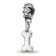 Sterling Silver Dog Bone Dangle Bead
