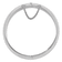 Rhodium Over Sterling Silver Diamond-cut 15mm Fancy Hinged Bangle Bracelet