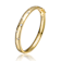 Starry Galaxy CZ Bangle Bracelet In 14K Gold Over Brass