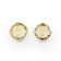 Yellow Citrine Rhodium Over Sterling Silver Earrings 11.00ctw