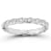 Sterling Statements Rhodium Over Sterling Silver CZ Serpent Scale Band Ring