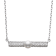 Sterling Silver Freshwater Pearl and Cubic Zirconia Necklace