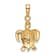 14K Yellow Gold Sea Turtle Pendant