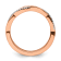 14K Rose Gold Stackable Expressions Diamond Twist Ring 0.084ctw