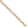 14K Two-tone Gold Polished 5mm Fancy Link Bracelet