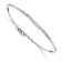 14K White Gold Lab Grown Diamond VS/SI GH, Graduated Bangle Bracelet