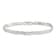 Sterling Silver Fancy Textured Reversible Braided Bracelet