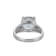 Lab Blue Spinel And White Cubic Zirconia Platinum Over Silver March
Birthstone Ring 3.79ctw