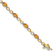 14k Yellow and White Gold with Rhodium Over 14k Yellow Gold Citrine
Diamond Infinity Bracelet