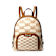 Michael Kors Jaycee Medium Jacquard Backpack in Luggage Logo