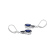 Lab Created Blue Sapphire Platinum Over Sterling Silver September
Birthstone Earrings 4.01ctw