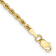 10k Yellow Gold 2.25mm Diamond-Cut Rope Link Bracelet