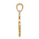 14k Yellow Gold Treble Clef with Heart Pendant
