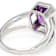 Lavender Amethyst Octagon Ring In Sterling Silver