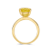 Oval Lab Created Yellow Sapphire 18K Yellow Gold Over Sterling Silver
Solitaire Ring 4.00ct