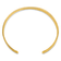10K Yellow Gold Over Sterling Silver 9.75mm Cuff Bracelet