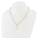 Gold Tone Sterling Silver 3-5.5mm Freshwater Cultured Pearl LETTER I
18-inch Necklace