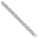 White Cubic Zirconia Stainless Steel Men's Bracelet