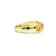 Citrine and White Topaz 14K Yellow Gold Over Sterling Silver Ring