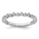 14K White Gold Stackable Expressions Diamond Ring 0.11ctw