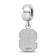 Sterling Silver Rhodium-plated LogoArt North Carolina State University
Small Dangle Bead
