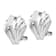 Rhodium Over 14k White Gold Polished Fancy Stud Earrings