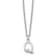 Rhodium Over Sterling Silver Cutout Letter Q  Initial Necklace