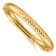14K Yellow Gold 5/16 Textured Hinged Bangle