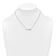 10K Yellow Gold Over Sterling Silver Cubic Zirconia Paw Bar 16-inch with
2-inch Ext. Necklace