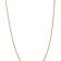 14k Yellow Gold 2.2mm Beveled Curb Chain 30"