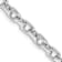 Rhodium Over 14k White Gold 4.6mm Hand-polished Fancy Link Bracelet
