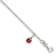 Sterling Silver Polished Enameled Ladybug with 1-inch Extensions
Childrens Bracelet