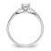 Rhodium Over 14K White Gold First Promise Diamond Promise/Engagement
Ring 0.05ctw