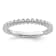 14K White Gold Stackable Expressions Diamond Ring 0.045ctw