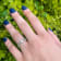 Moissanite Sterling Silver Ring, 0.74ctw