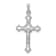 Rhodium Over 14K White Gold Polished INRI Crucifix Pendant