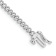 Rhodium Over 10k White Gold Diamond Tennis Bracelet