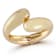 Rachel Zoe Bold Polished Bypass Bangle in Gold Tone
