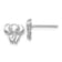 Rhodium Over 14k White Gold Elephant Earrings