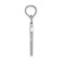 Rhodium Over 14k White Gold Polished Script Letter P Initial Pendant