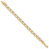 14k Yellow Gold 8mm Double Link Charm Bracelet