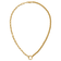 14K Yellow Gold Rolo and Paperclip Link 18-inch Lariat Necklace