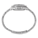 Ladies Charles Hubert Stainless Steel Band Blue Dial Watch