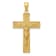 14K Yellow Gold Crucifix Pendant