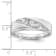 Rhodium Over 14K Gold Lab Grown Diamond SI1/SI2, G H I, Men's 3-stone Band