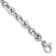Rhodium Over 14k White Gold Polished and Textured Fancy Link Bracelet